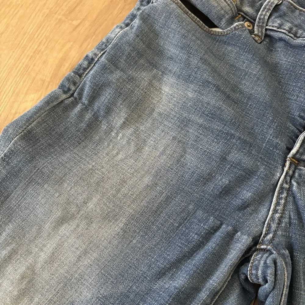 Lucky Brand Women's Hayden Crop Jeans Size 6 / 28 Mid Rise Blue Stretch Denim